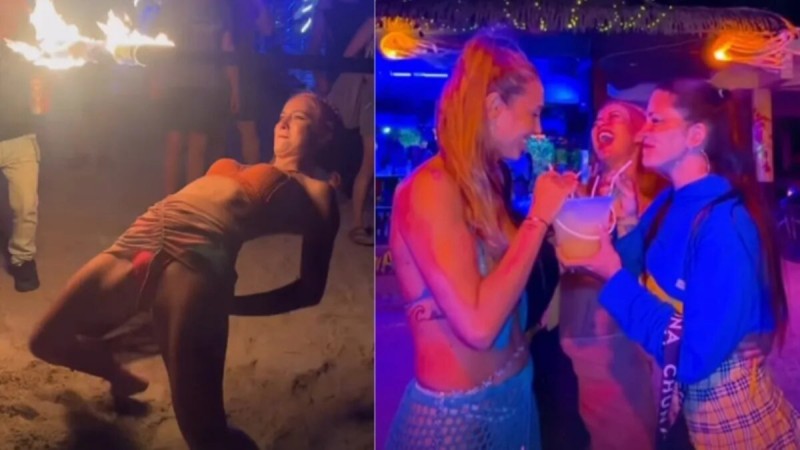 Flor Vigna: "es el festejo de cumpleaños más bizarro que he tenido"